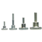Knurled thumb screws, high type